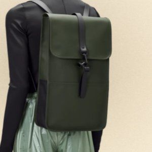 RAINS GREEN Backpack silhouette - BRAND NEW WATERPROOF
